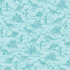 dinosaur background pattern © scrapster