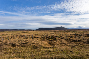 Volcanic crater Hverfjall, Myvatn, Iceland
