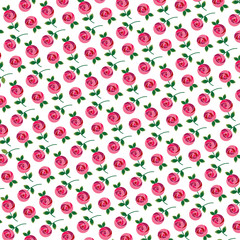  mod rose allover pattern