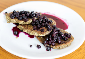 Blueberry pancakes