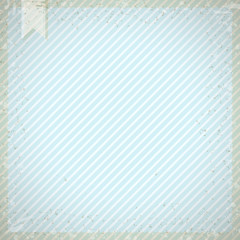 Vintage background with blue diagonal stripes