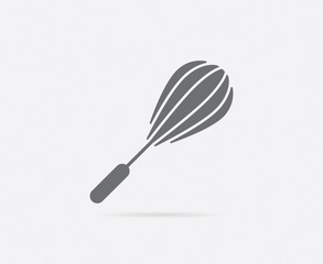 Hand Whisk Mixer Vector Element or Icon, Illustration Ready for Print or Plotter Cut or Using as Logotype with High Quality
