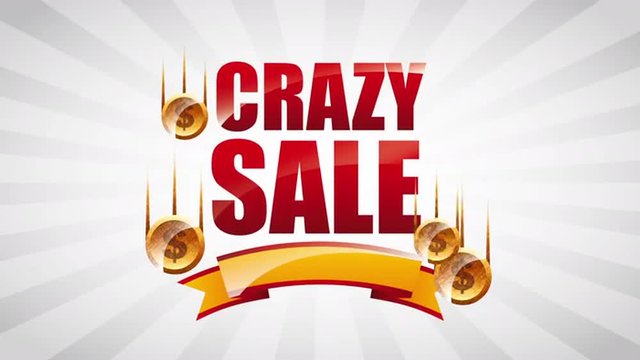 Crazy sale design, Video Animation