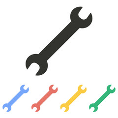 Wrench - vector icon.