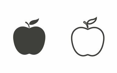 Apple - vector icon.