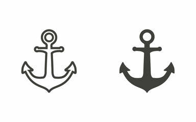 Anchor - vector icon.
