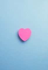 Heart shaped sticky note