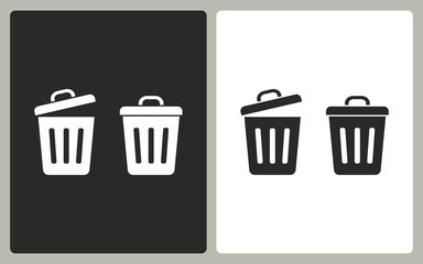 Bin - vector icon.
