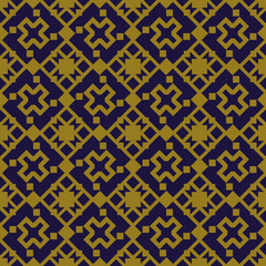 Elegant antique background image of square geometry cross pattern.
