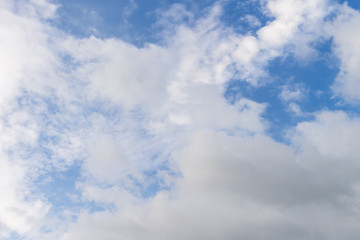 Blue sky with clouds background