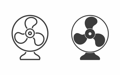 Fototapeta premium Fan - vector icon.