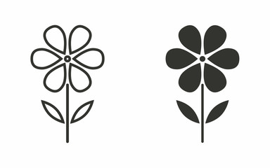 Flower - vector icon.