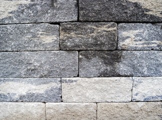 Brick wall texture with a wet spot.