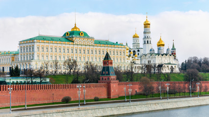 Obraz premium Moscow Kremlin and Novodevichy convent