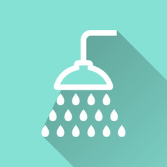 Shower - vector icon.