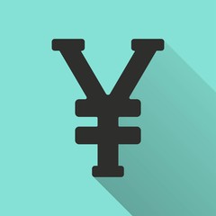 Yen - vector icon.