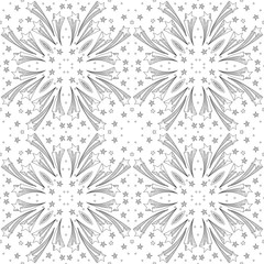 Seamless doodled pattern