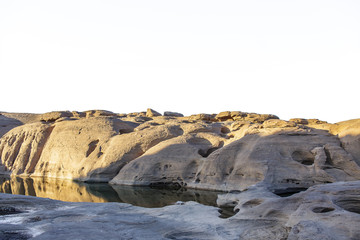 Sam Pan Bok in Mae Kong river. Ubonratchathani Province ,Thailan