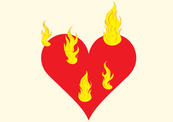 The burning heart