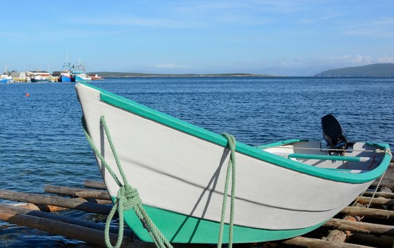 Fishing Boat At Benoits Cove, Newfoundland Canada 