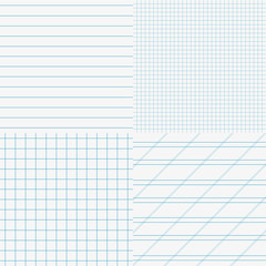 Vector set of paper patterns