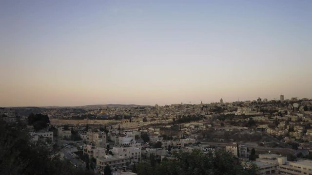 Sunrise time-lapse from the BYU Jerusalem center.