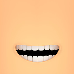 smiling mouth digital background