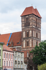 Fototapeta na wymiar St James church, Torun, Kuyavia-Pomerania, Poland