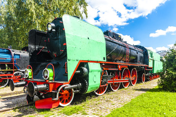 Fototapeta na wymiar railway museum, Koscierzyna, Pomerania, Poland