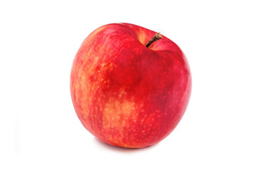 Red apple isolated on white