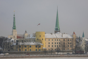 The castle of Riga, Latvia