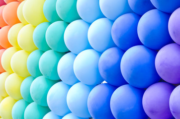 colorful balloons background