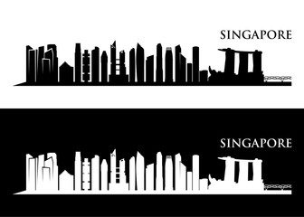 Obraz premium Singapore skyline