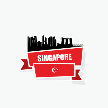 Singapore ribbon banner
