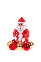 Santa Claus from the modular origami