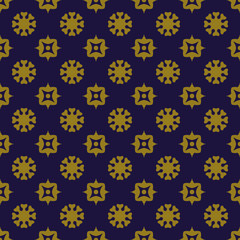 Elegant antique background image of round flower geometry pattern.
