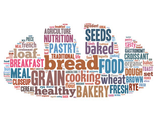 Bread, word cloud concept 4