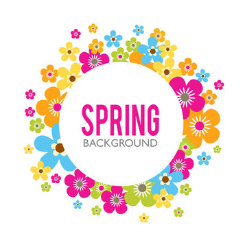 Spring Sales Background