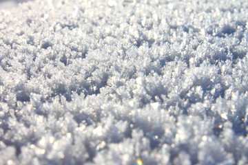 snowflake closeup.