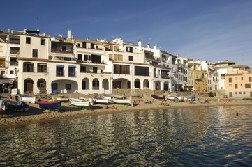 Obraz premium arch in el Port Bo Beach, Calella de Palafrugell, Costa Brava, G