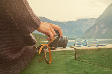 Hipster time in the nature.