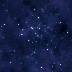Obraz na płótnie Canvas Milky way stars and star-dust in deep space / cosmos. 