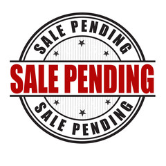 Sale pending stamp