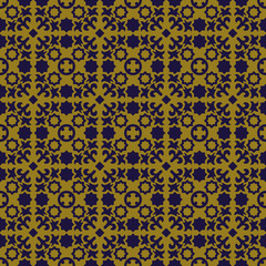 Elegant antique background image of star geometry kaleidoscope pattern.
