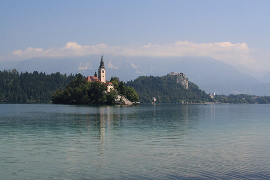 The views of Blead, Slovenia, year 2008