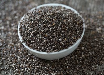 chia seeds in a bowl