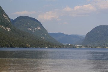 Fototapeta na wymiar Lake Bohinj year 2008