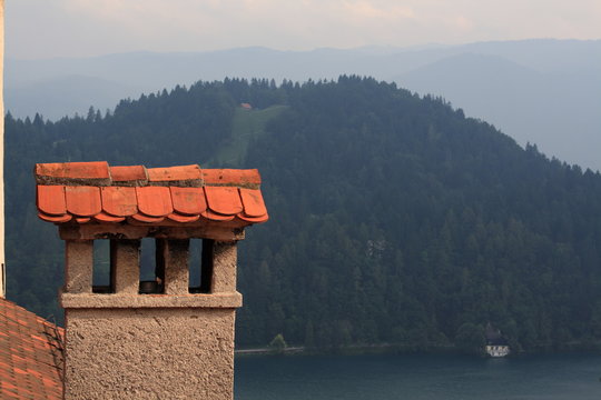 The views of Blead, Slovenia, year 2008