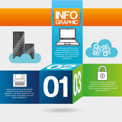 hosting infographic design 