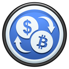 Dollar Bitcoin currency exchange